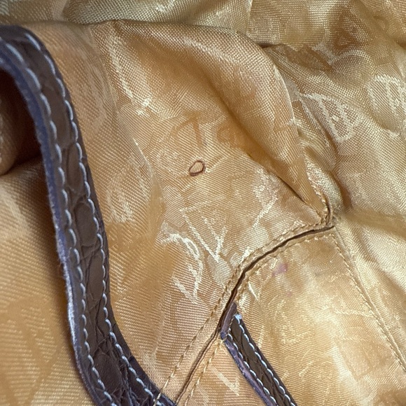 Kathy Van Zeeland faux suede shoulder purse with charms - Picture 11 of 16